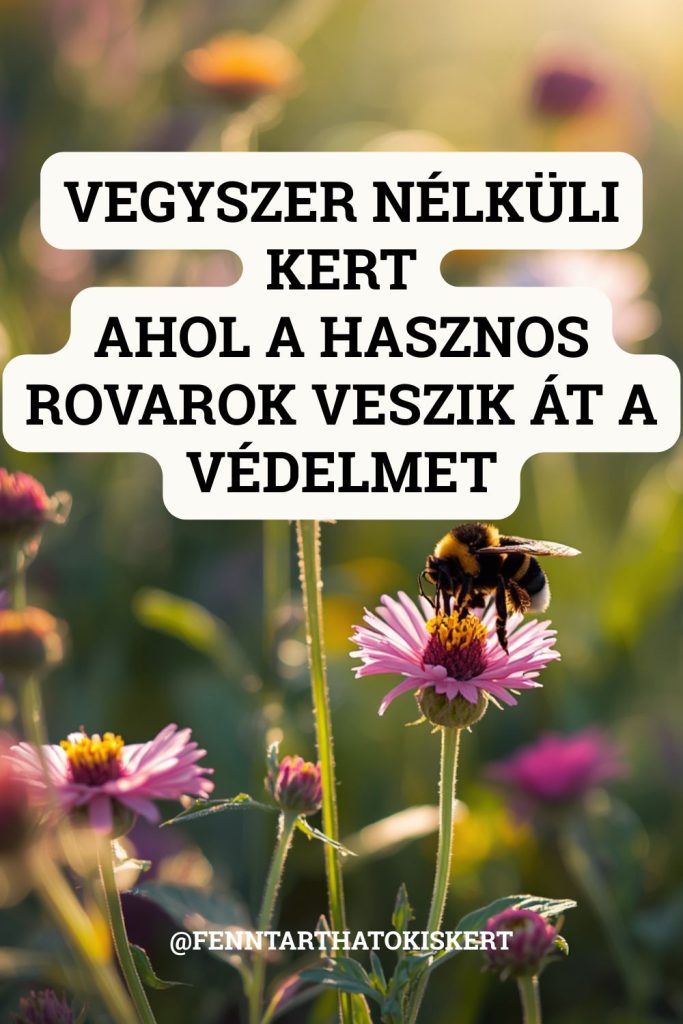 Ha felszámolja a vegyszereket, és megteremti a megfelelő feltételeket, a hasznos rovarok természetes úton gondoskodik a kártevők visszaszorításáról. 
