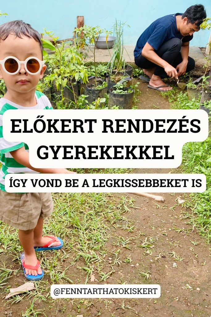 Az előkert rendezése remek lehetőség arra, hogy a gyerekeket megismertesse a kertészettel és a természettel. Így semmiképp se hagyd ki belőle az apró, segítő kezeket sem. Hasznos és tevékeny időtöltés lehet az egész család számára, ha mindannyian együtt újítjátok és szépítitek az előkertet és a bejáratot.